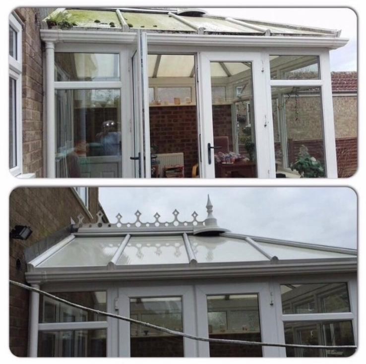 Conservatory roof cleaning from Boltons Window Cleaning